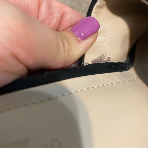 H&M Black Faux Suede Mule Heeled Sandals Size 5 (35) - Picture 13 of 15